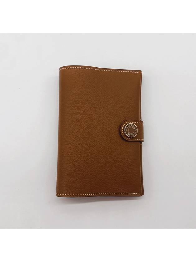 R.M.S Passport Holder Evercolor & Palladium Gold - HERMES - BALAAN 3