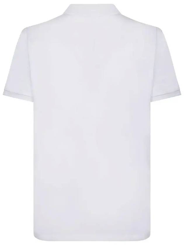 Logo patch short sleeve PK shirt white - MONCLER - BALAAN 4