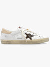 Superstar Brown Tab Classic Leather Low Top Sneakers White - GOLDEN GOOSE - BALAAN 2