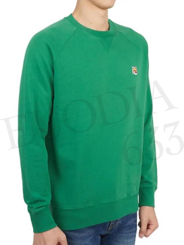 Fox Head Patch Classic Cotton Sweatshirt Deep Green - MAISON KITSUNE - BALAAN 6