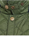 Kenning Quilting  Logo Patch Jacket Green - BARBOUR - BALAAN 7