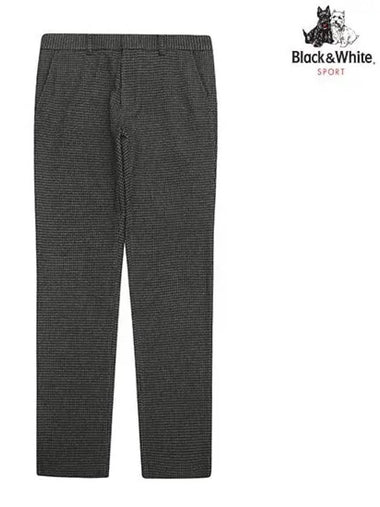 Men’s Check Pattern Winter Pants 5092GBWPGREY - BLACK&WHITE - BALAAN 1