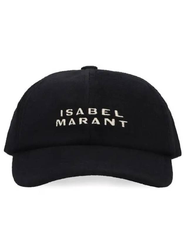 Embroidered Logo Base Ball Cap Black - ISABEL MARANT - BALAAN 2