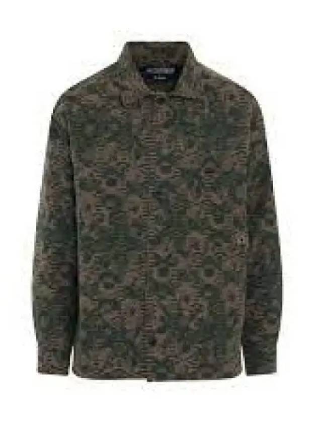 La SurchemiseTessido Jacquard Long Sleeve Shirt Green - JACQUEMUS - BALAAN 2