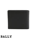 Taliky Three Stripe Bi-fold Wallet Black - BALLY - BALAAN 5