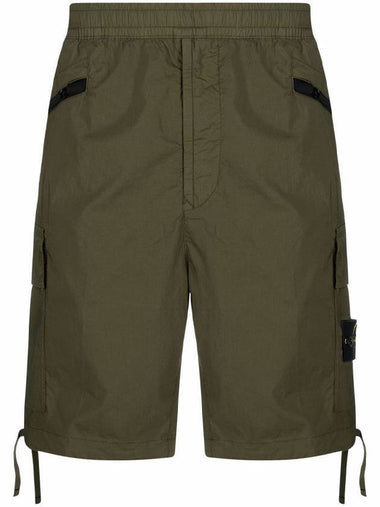 Wappen Patch Cargo Shorts Khaki - STONE ISLAND - BALAAN 1