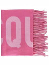 Lecharpe Fringe Logo Virgin Wool Muffler Pink - JACQUEMUS - BALAAN 2