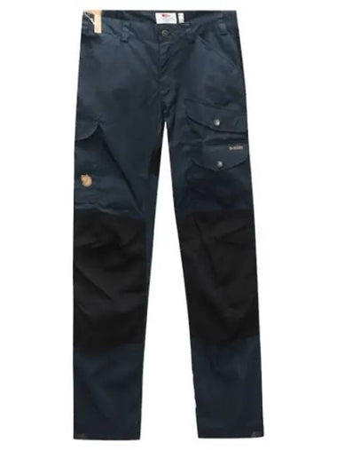 Men s Vida Pro Trousers Long Dark Navy Black Mountaineering Pants Clothes - FJALL RAVEN - BALAAN 1