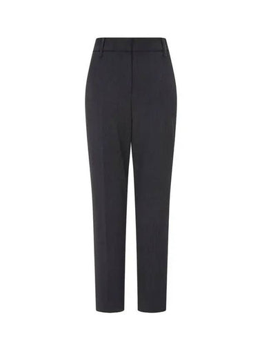 Sukday 10 epoint women s wool blend Chris pants charcoal 270986 - BRUNELLO CUCINELLI - BALAAN 1