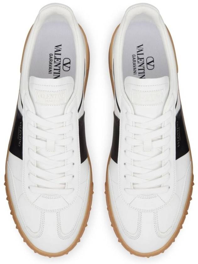 Up Village Low Top Sneakers White Black - VALENTINO - BALAAN 4