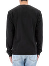 Chest Patch Long Sleeve T-Shirt Black - STONE ISLAND - BALAAN 5