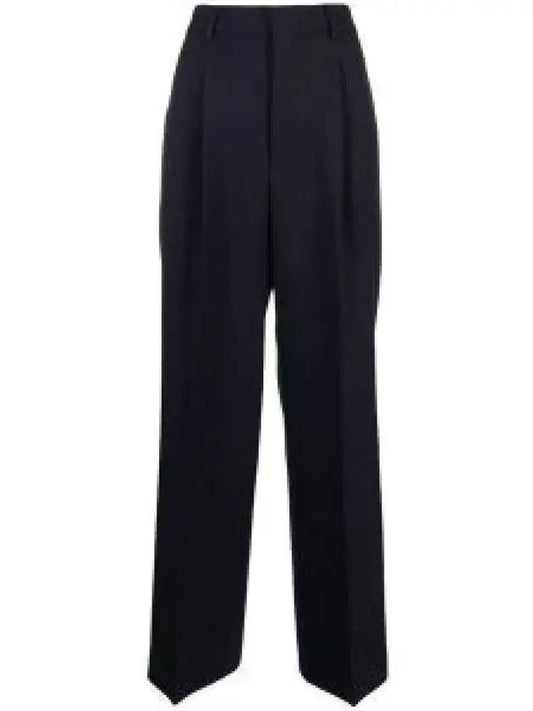 Women s Straight Pants Navy FTR508 WV0026 430 1012339 - AMI - BALAAN 1