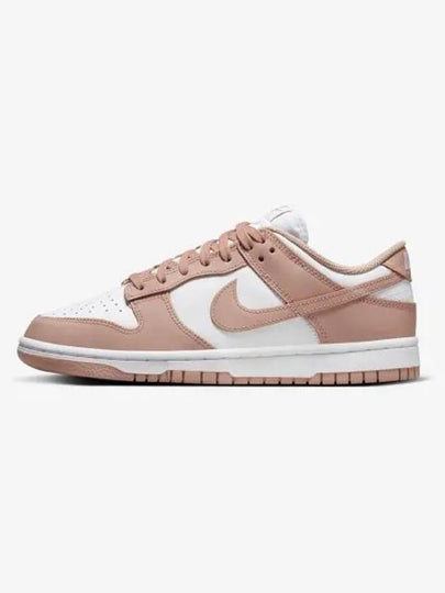 Women's Dunk Low Top Sneakers Rose Whisper - NIKE - BALAAN 2