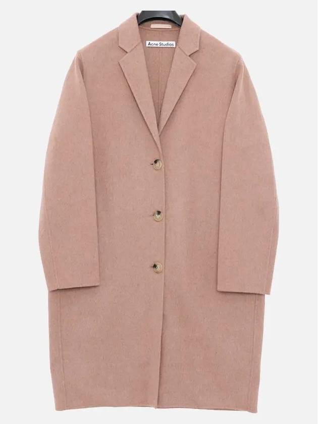 Wool Single Coat Camel - ACNE STUDIOS - BALAAN 4