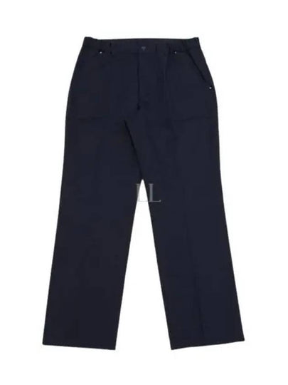 Gabardine Straight Pants Navy - MONCLER - BALAAN 2