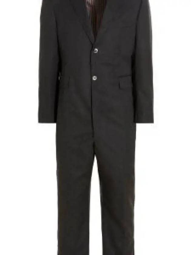 Men's Sports Coat Wool Jumpsuit Grey - THOM BROWNE - BALAAN 2