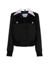 Women s Jacket Blazer Crystal Decoration Wool Bomber P510O OOO 13XS F0002 - PRADA - BALAAN 1