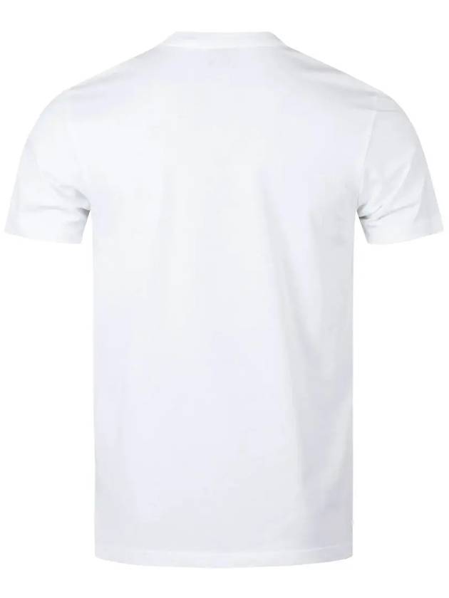 Graphic Print Cotton Short Sleeve T-Shirt White - PAUL SMITH - BALAAN 4