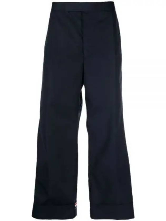 Typewriter Fit 5 Slacks Blue - THOM BROWNE - BALAAN 2