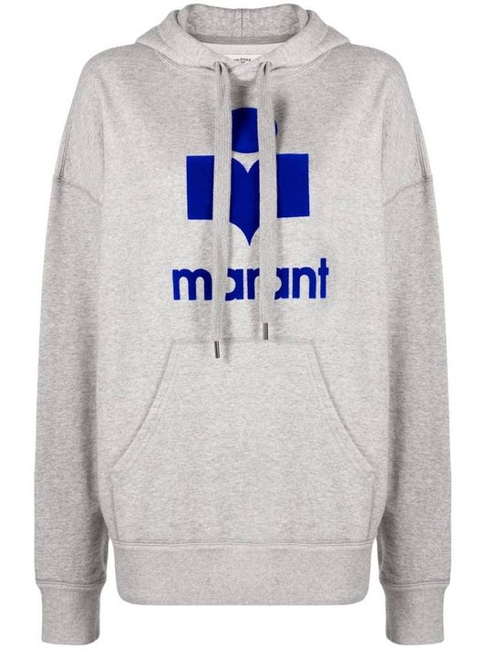 Mansel logo hoodie gray - ISABEL MARANT - BALAAN 1