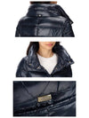 Amelia Quilted Down Padding Navy - HERNO - BALAAN.