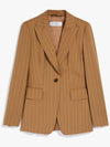 Galosce Pinstripe Blazer Jacket Beige - MAX MARA - BALAAN 5