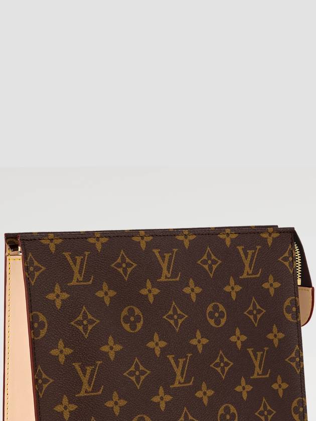 Poche Toilet Monogram Canvas Pouch Bag Brown - LOUIS VUITTON - BALAAN 7