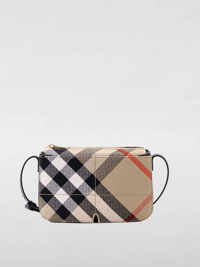 Snip Check Cross Bag Sand - BURBERRY - BALAAN 2