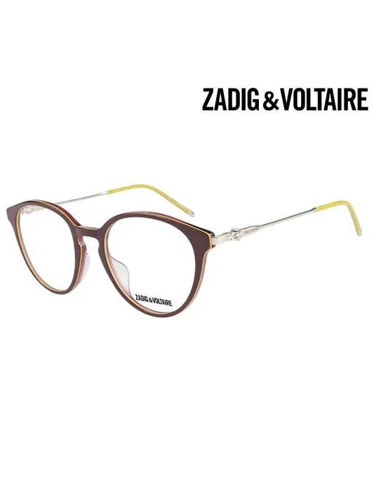 Zadig & Voltaire Glasses Frame VZV212 07M2 Round Women's Glasses - ZADIG & VOLTAIRE - BALAAN 1