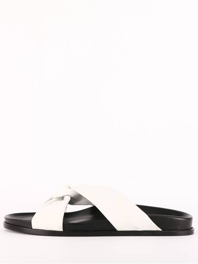 White Leather Sandals - ELLEME - BALAAN 1