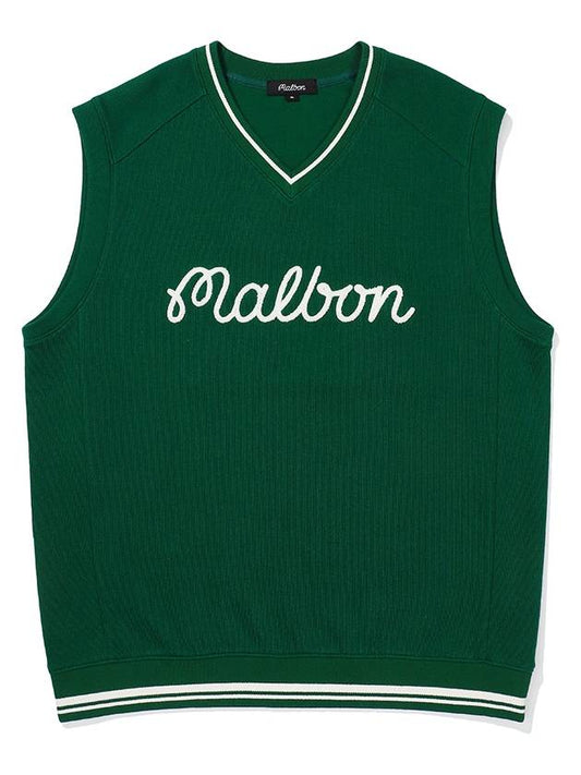 Bucket point vest GREEN - MALBON GOLF - BALAAN 1