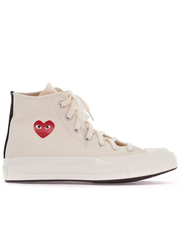 COMME DES GARÇONS PLAY CONVERSE HI TOP SMALL RED HEART - COMME DES GARCONS PLAY - BALAAN 2