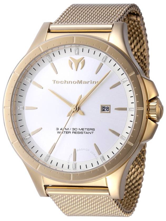 Technomarine MoonSun Date Quartz Silver Dial Men's Watch TM-822006 - TECHNOMARINE - BALAAN 1