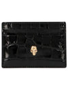 6320381 Skull decorated card wallet - ALEXANDER MCQUEEN - BALAAN 1