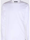 Crew Neck Cotton Modal Long Sleeve T-Shirt White - TOM FORD - BALAAN 2