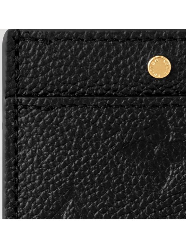 Monogram Empreinte Card Wallet Black - LOUIS VUITTON - BALAAN 6