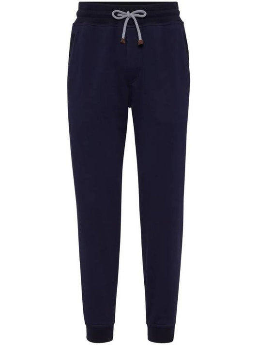 Tapered Training Track Pants Blue - BRUNELLO CUCINELLI - BALAAN 1