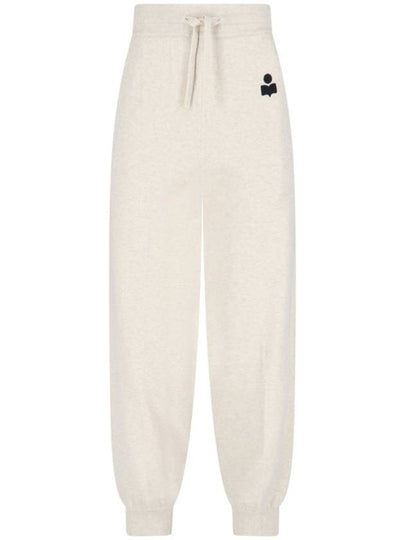 Kira Logo Track Pants Light Grey - ISABEL MARANT ETOILE - BALAAN 2