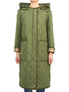 Parkgate Logo Quilted Hooded Padding Khaki - BURBERRY - BALAAN 2