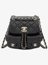 Gold Hardware Two-pocket Calfskin Small Backpack Black - CHANEL - BALAAN 2