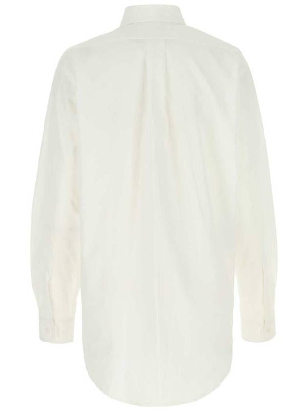 Pocket Cotton Long Sleeve Shirt White - MAISON MARGIELA - BALAAN 3