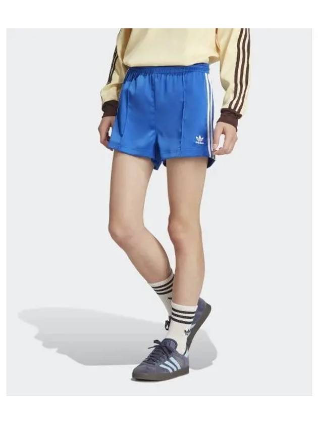 adidas 3S Satin Short Pants Blue IT9874 - ADIDAS - BALAAN 1