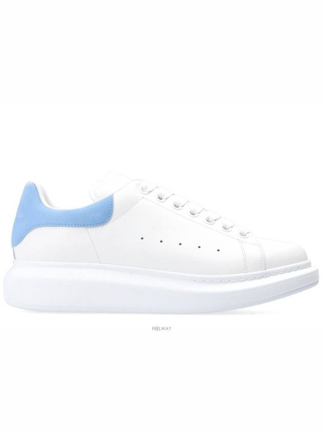 Oversized Low Top Sneakers White Powder Blue - ALEXANDER MCQUEEN - BALAAN 2