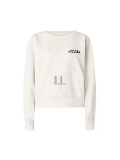 Shard Embroidered Logo Sweatshirt Ecru - ISABEL MARANT - BALAAN 2