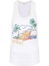 Arielle U-Neck Linen Sleeveless White - ISABEL MARANT - BALAAN 2