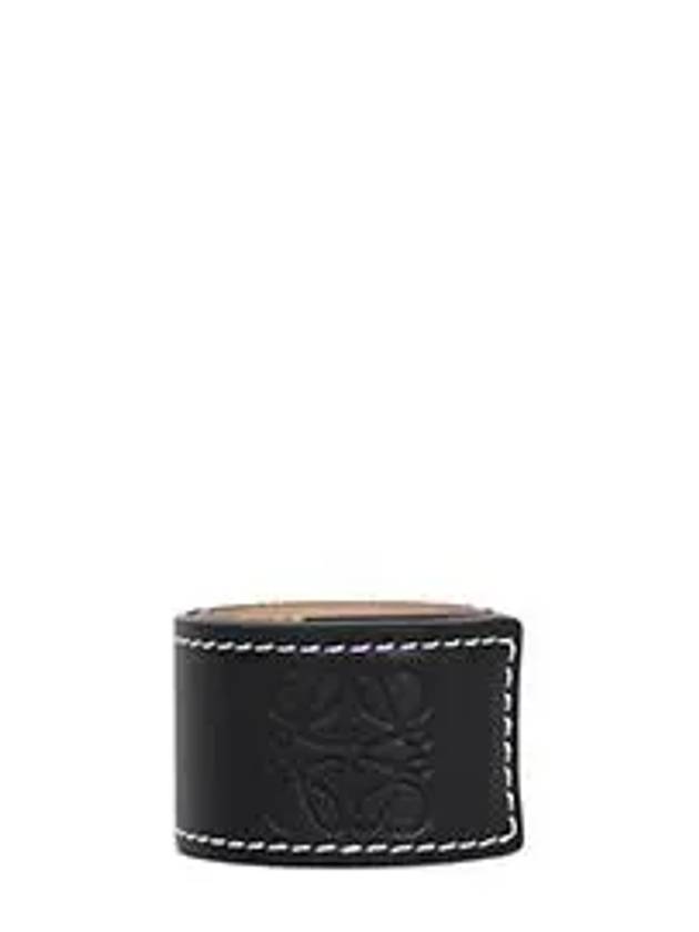 Women's Leather Slap Bracelet Black - LOEWE - BALAAN 6