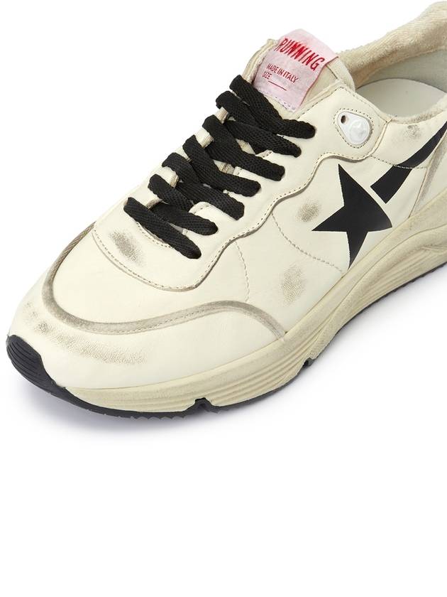 Running Logo Lace-up Sneakers Ivory - GOLDEN GOOSE - BALAAN 9