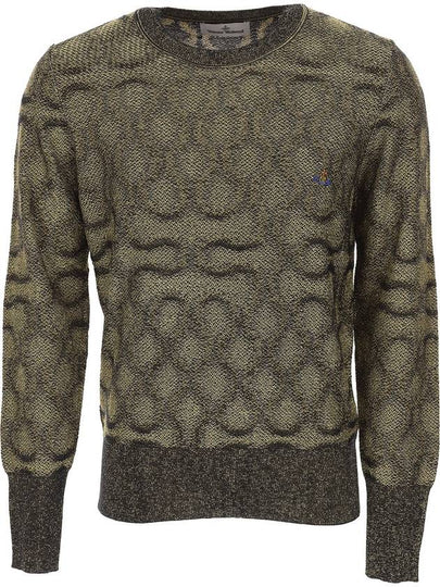 Squiggle Viscose Knit Top Black Gold - VIVIENNE WESTWOOD - BALAAN 2