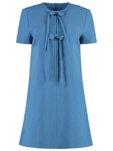 midi dress 116220485 250 BLUE - ETRO - BALAAN 1