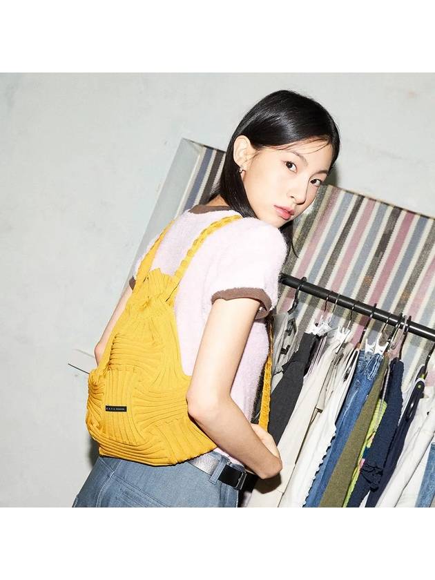 Bow Backpack Mustard - PLEATSMAMA - BALAAN 2